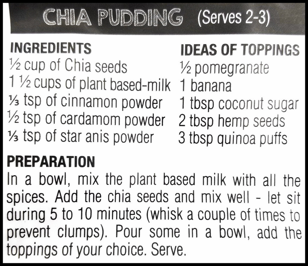 Chia biologique 300 g / 1 kg – GoGo Quinoa