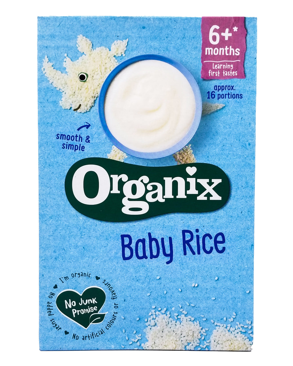 Baby rice outlet cereal organic