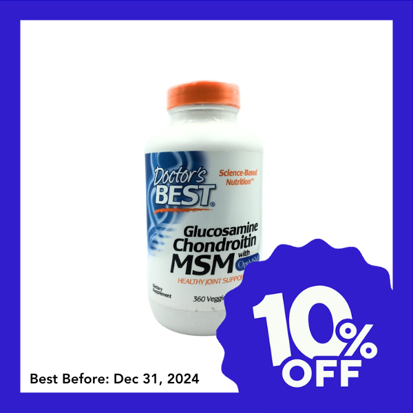 Doctor's Best Glucosamine Chondroitin MSM (360 caps)