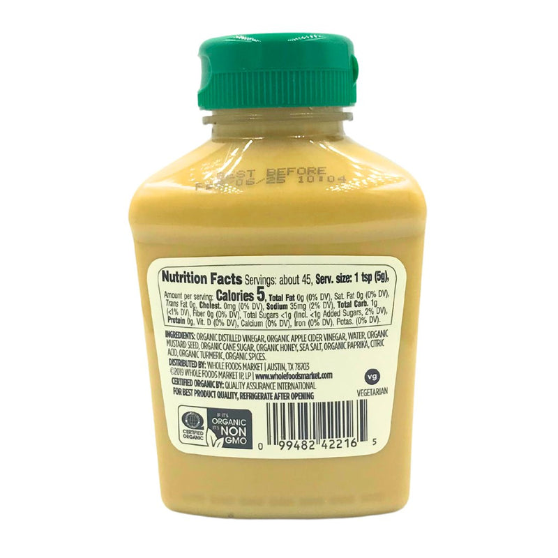 365 Organic Honey Mustard (227g) - Organics.ph