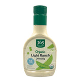 365 Organic Light Ranch Dressing (473ml) - Organics.ph