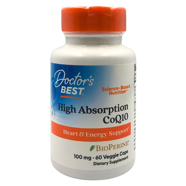 Doctor's Best High Absorption CoQ10 with BioPerine 100mg (60 Caps)