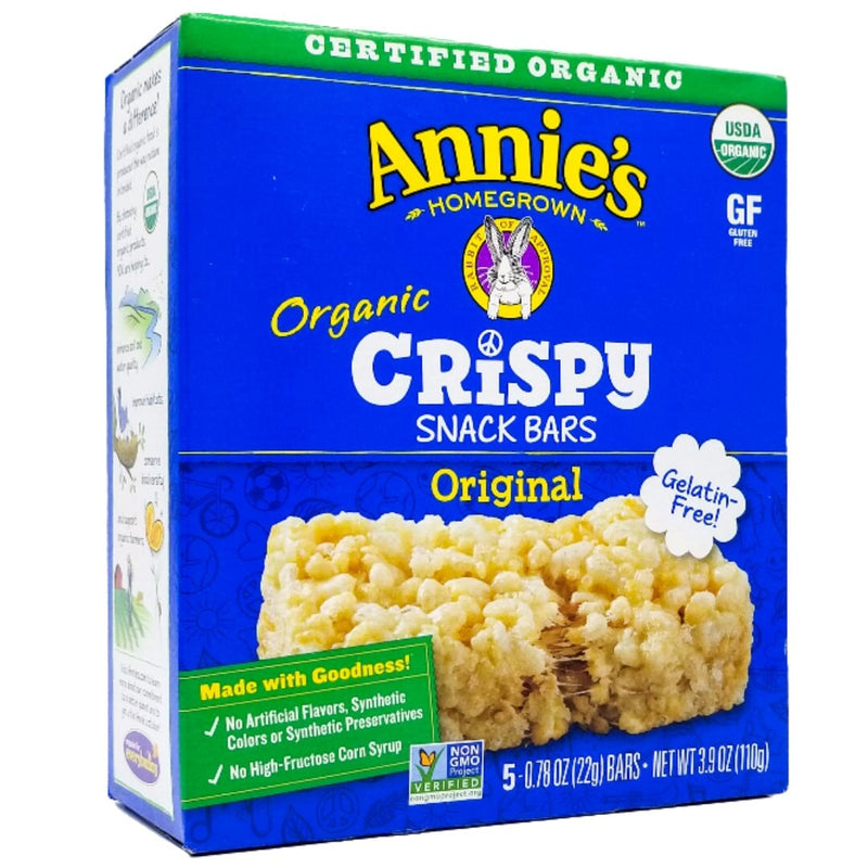 Annie's Organic Crispy Snack Bar - Original (110g) - Slightly Damaged - Organics.ph