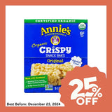 Annie's Organic Crispy Snack Bar - Original (110g) - Organics.ph