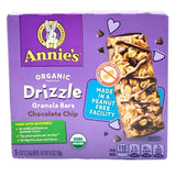 Annie's Organic Drizzle Granola Bars - Chocolate Chip (130g) - Organics.ph