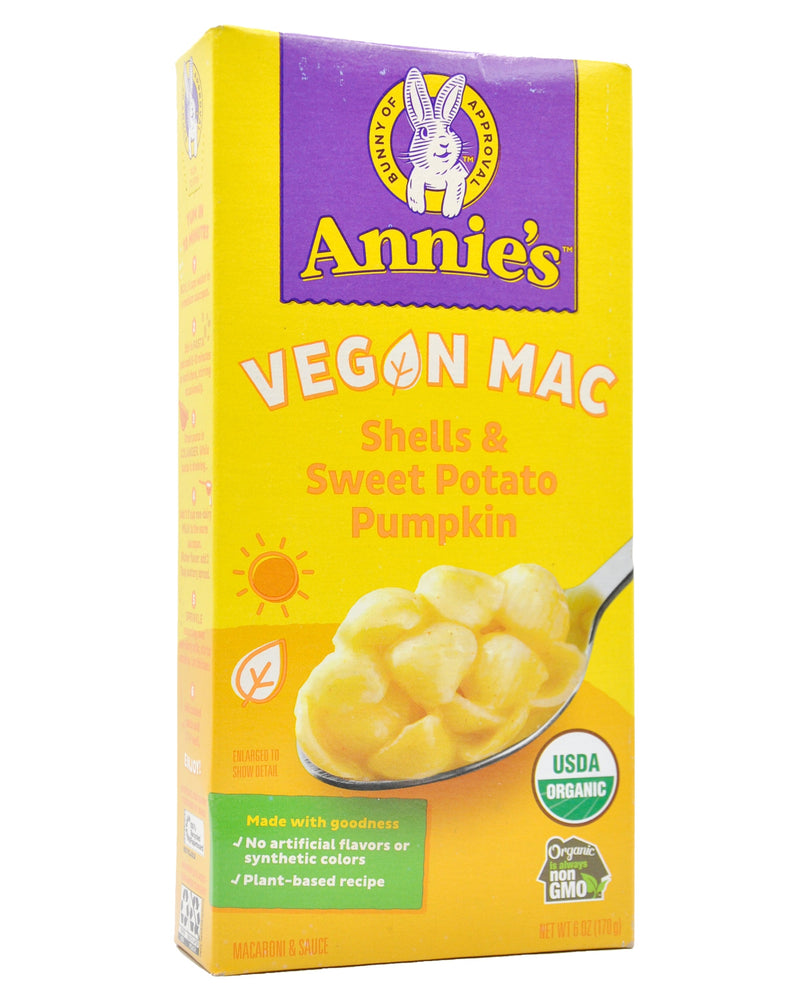 Annie's Organic Vegan Macaroni & Cheese - Shells & Sweet Potato Pumpkin (170g) - Slightly Damaged - Organics.ph