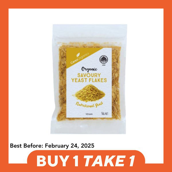 [B1T1] Ceres Organics Savory Nutritional Yeast Flakes (50g) - Organics.ph