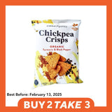 [B2T3] Ceres Organics Chickpea Crisps - Turmeric & Black Pepper (100g) - Organics.ph