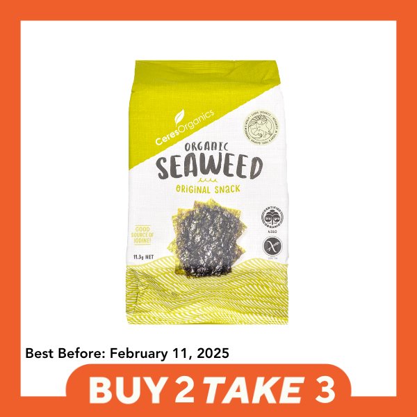 [B2T3] Ceres Organics Seaweed Snack - Original (11.3g) - Organics.ph