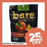 Bare Organic Apple Chips - Crispy Reds (85g) - Organics.ph