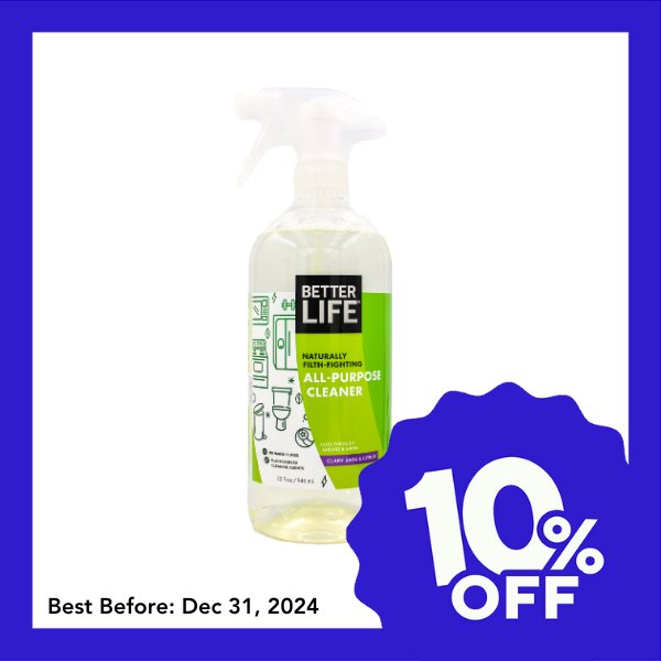 Better Life Natural All - Purpose Cleaner - Clary Sage & Citrus (946ml) - Organics.ph