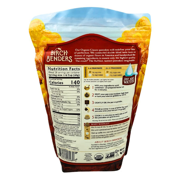 Birch Benders Organic Pancake & Waffle Mix (1.13kg) - Organics.ph