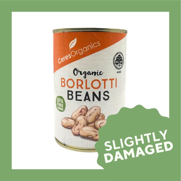 Ceres Organics Borlotti Beans (400g) - Slightly Damaged - Organics.ph