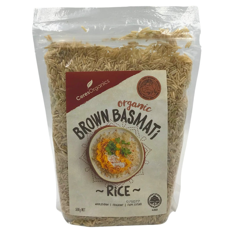 Ceres Organics Brown Basmati Rice (500g) - Organics.ph