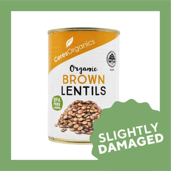 Ceres Organics Brown Lentils (400g) - Slightly Damaged - Organics.ph