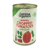 Ceres Organics Chopped Tomatoes With Basil (400g) - Slightly Damaged - Organics.ph