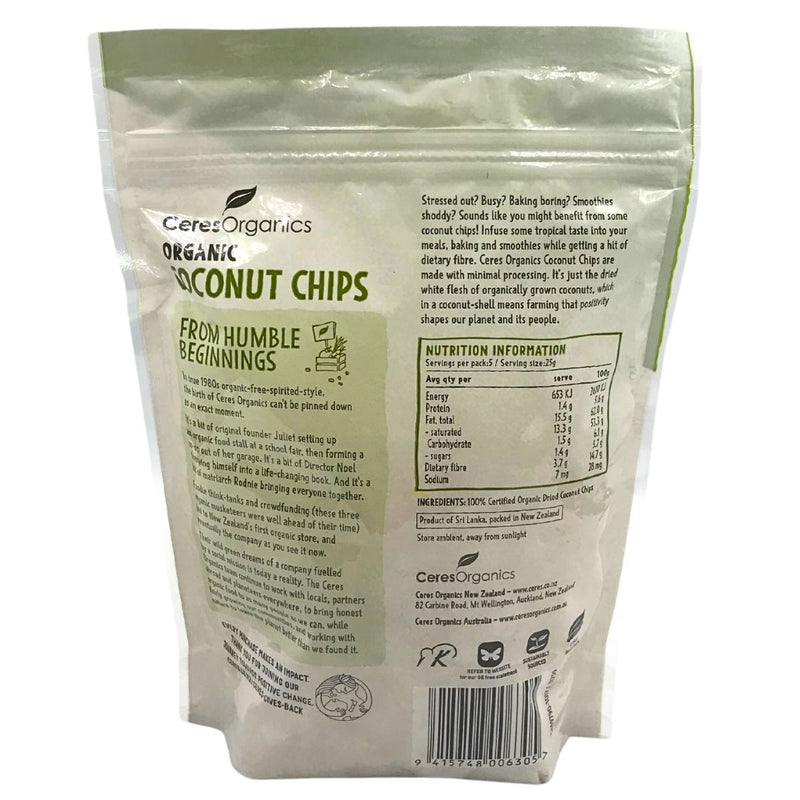 Ceres Organics Coconut Chips (120g) - Organics.ph