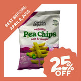 Ceres Organics Pea Chips - Salt & Vinegar (100g) - Organics.ph