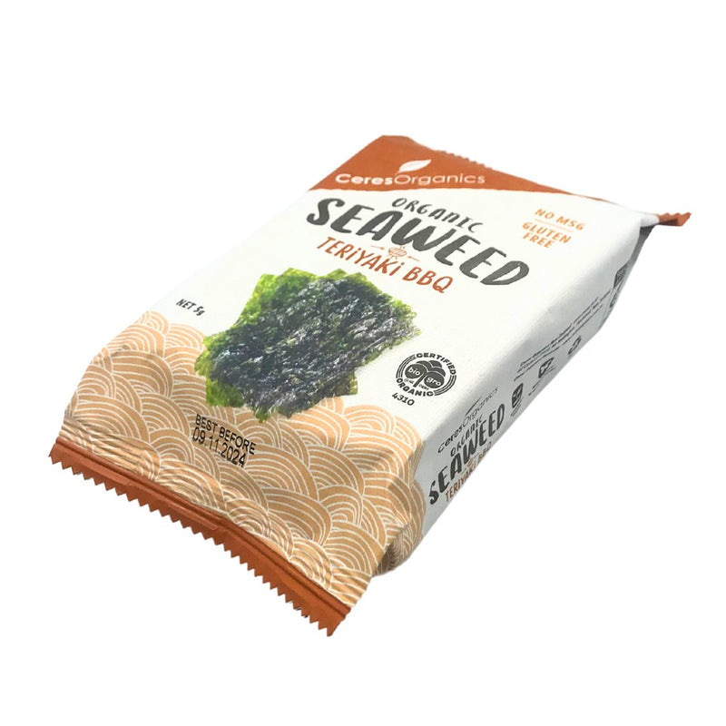 Ceres Organics Seaweed Snack Pack - Teriyaki BBQ (5g) - Organics.ph