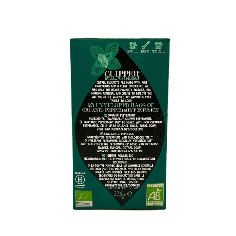 Clipper Organic Tea - Peppermint Infusion (25 bags) - Organics.ph