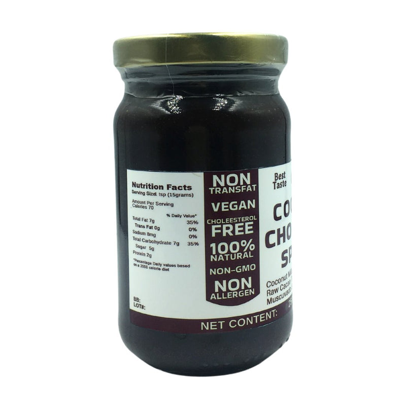 CocoWonder Organic Coconut Chocolate Spread (250ml) - Organics.ph