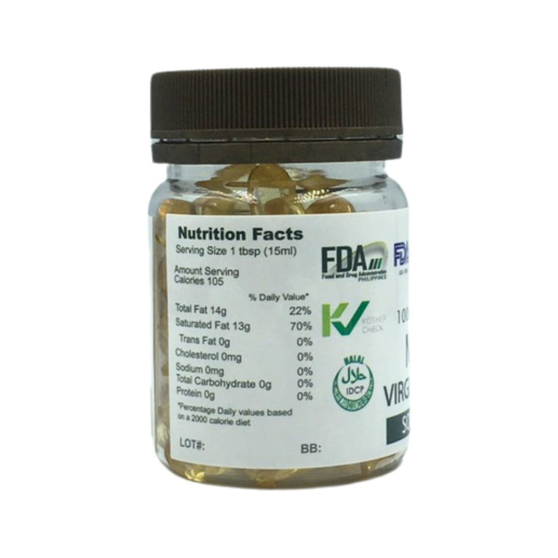 CocoWonder Organic Coconut MCT Oil Encapsulated 500mg (70 caps) - Organics.ph