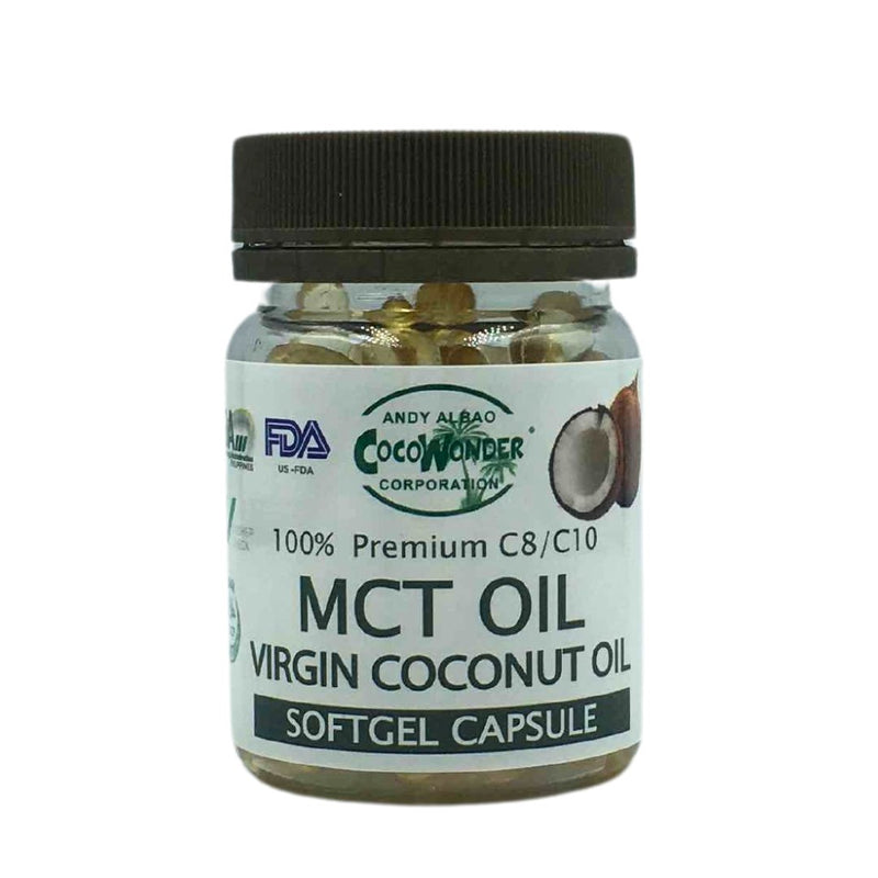 CocoWonder Organic Coconut MCT Oil Encapsulated 500mg (70 caps) - Organics.ph