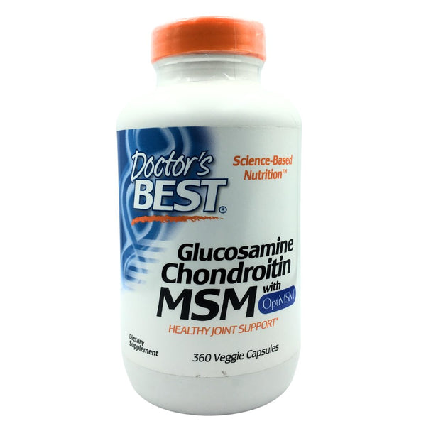 Doctor's Best Glucosamine Chondroitin MSM (360 caps) - Organics.ph