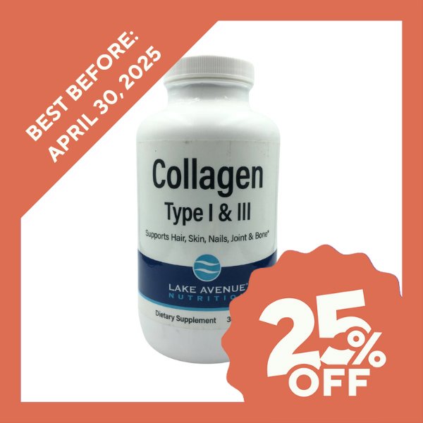 Lake Avenue Collagen Type I & III (365 tablets) - Organics.ph