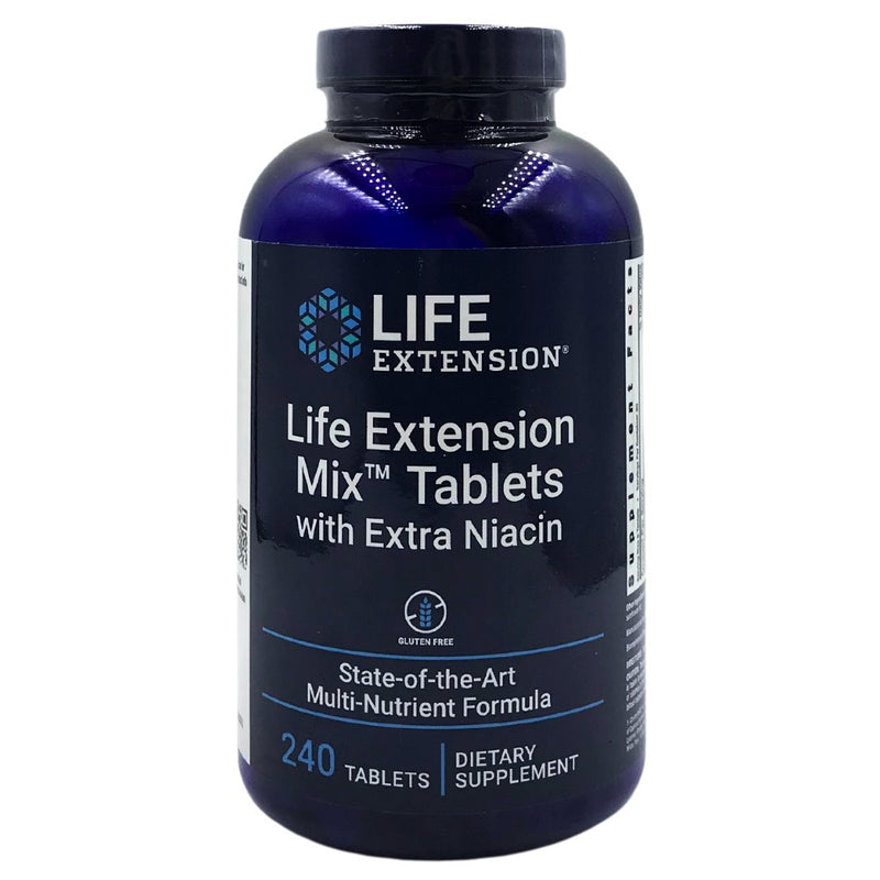 Life Extension Mix Tablets with Extra Niacin (240 Tablets) - Organics.ph