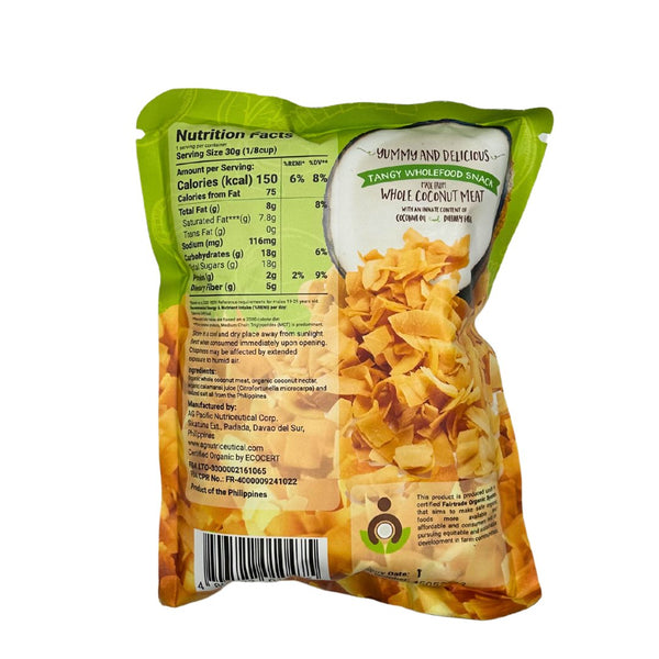 Organic Coco Crisps Baked Coconut Chips - Calamansi (30g) - Organics.ph