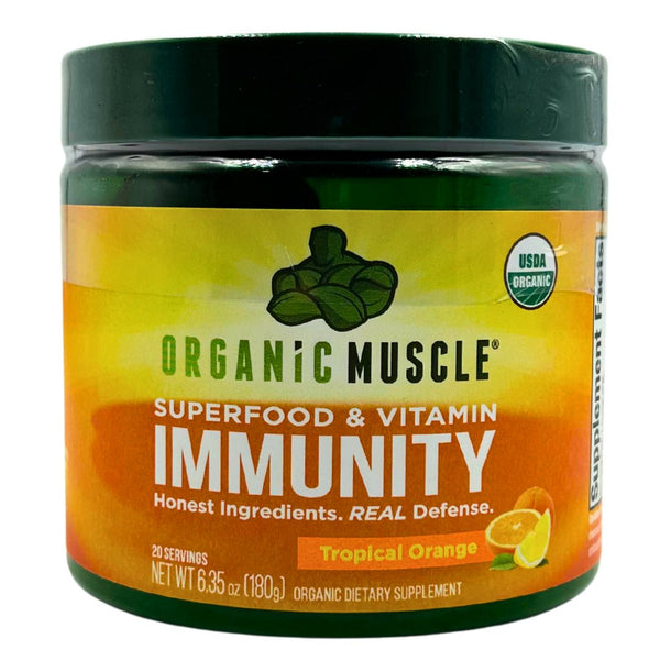 Organic Muscle Immunity Shield Powder - Tropical Orange (180g) - Organics.ph