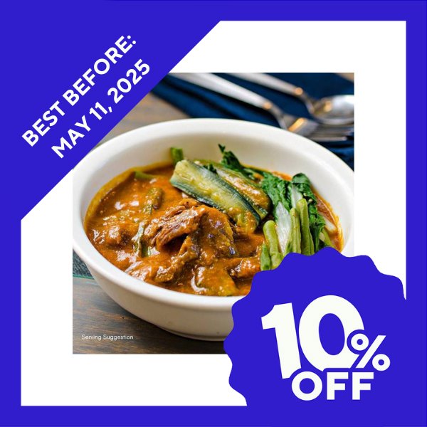 Sourced Beef Kare Kare - Ready to Cook (250g) - Organics.ph