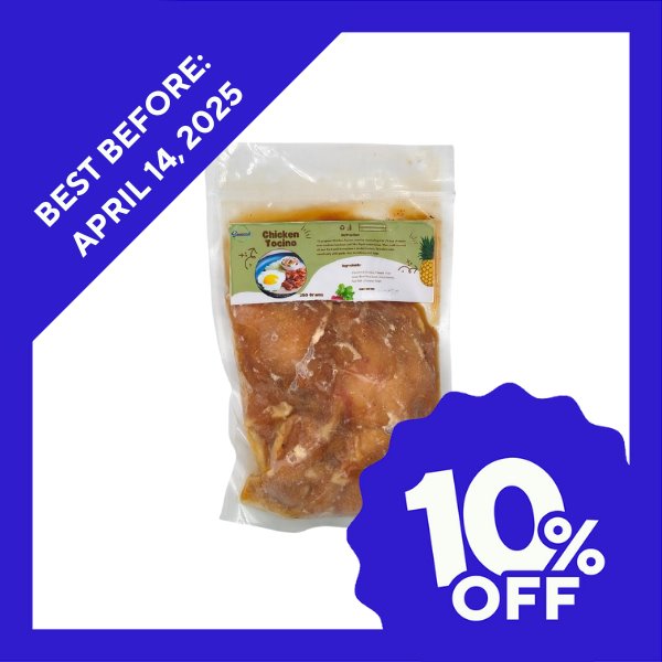 Sourced Chicken Tocino - Ready to Cook (250g) - Organics.ph