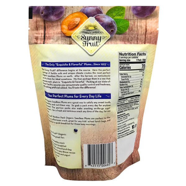 Sunny Fruit Organic Dried Plums (5 x 30g) - Organics.ph