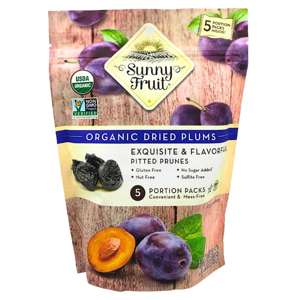 Sunny Fruit Organic Dried Plums (5 x 30g) - Organics.ph