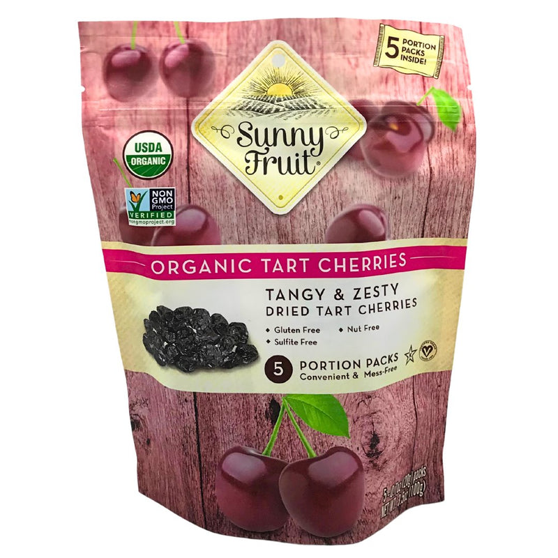 Sunny Fruit Organic Dried Tart Cherries (5 x 20g) - Organics.ph