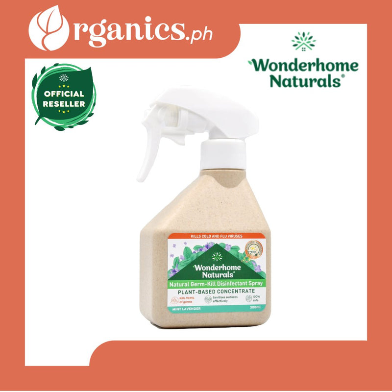 Wonderhome Naturals Germ Kill Disinfectant Spray - Mint Lavender (300ml) - Organics.ph