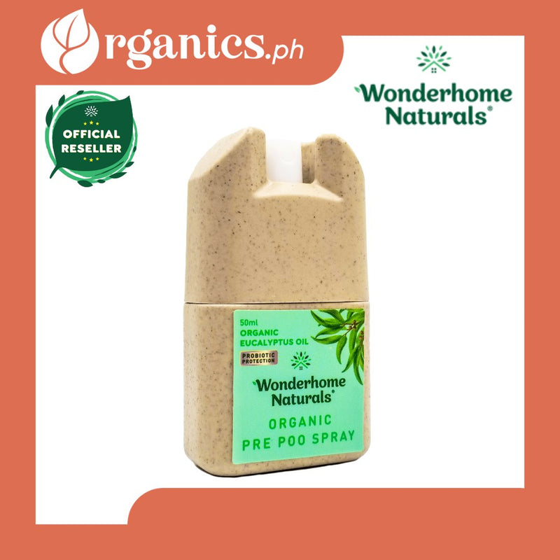 Wonderhome Naturals Pre-Poo Spray - Organic Eucalyptus Oil (50ml) - Organics.ph