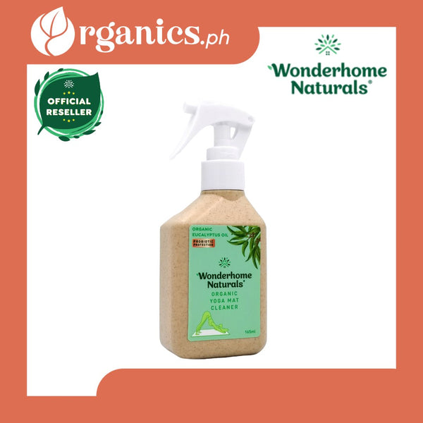 Wonderhome Naturals Yoga Mat Cleaner - Organic Eucalyptus Oil (165ml) - Organics.ph