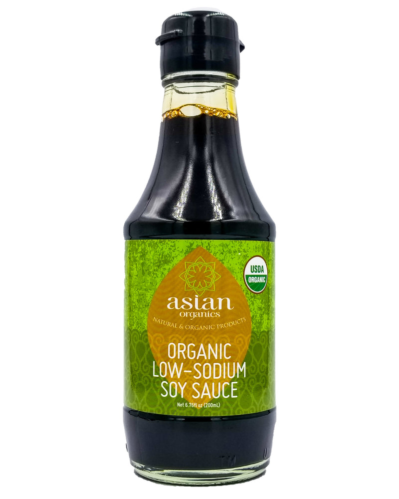 Asian Organics Low Sodium Soy Sauce (200ml) - Organics.ph