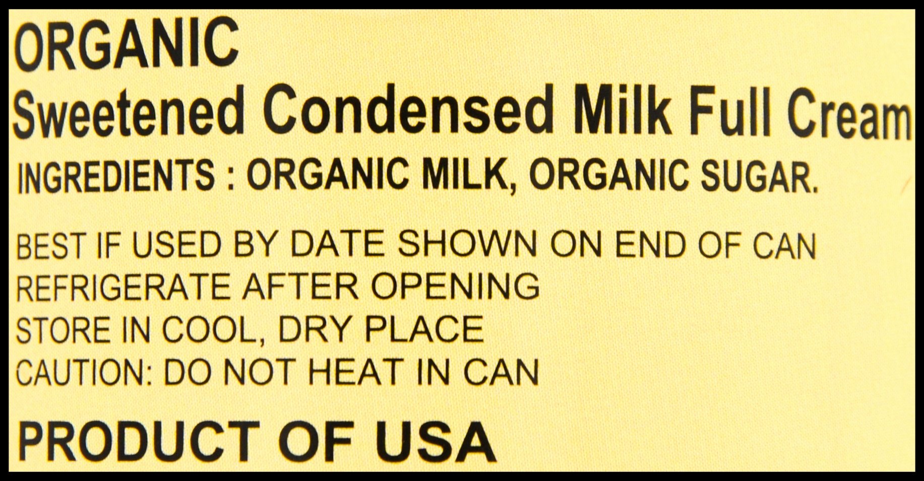 California Farms Organic Condensed Milk (397g)