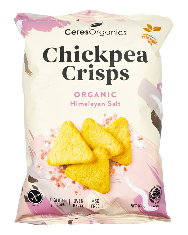 Ceres Organics Chickpea Crisps (Himalayan Salt) (100g) - Organics.ph