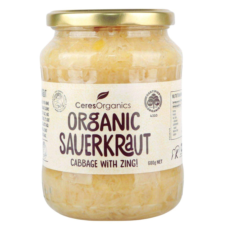 Ceres Organics Sauerkraut Cabbage with Zing (680g) - Organics.ph