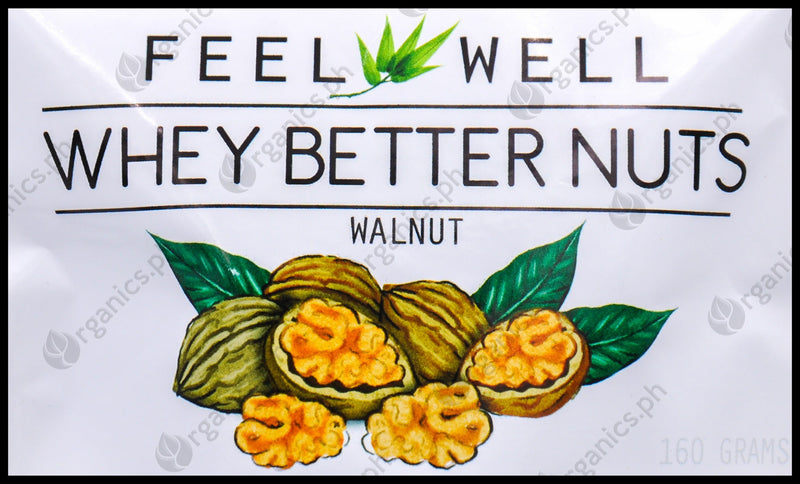 Feel Well Whey Better Nuts - Walnuts (160g) - Pre Order 1 wk delivery