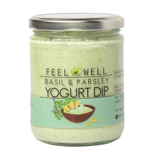 Feel Well Yogurt Dip Basil and Parsley 400ml Pre Order 1 wk