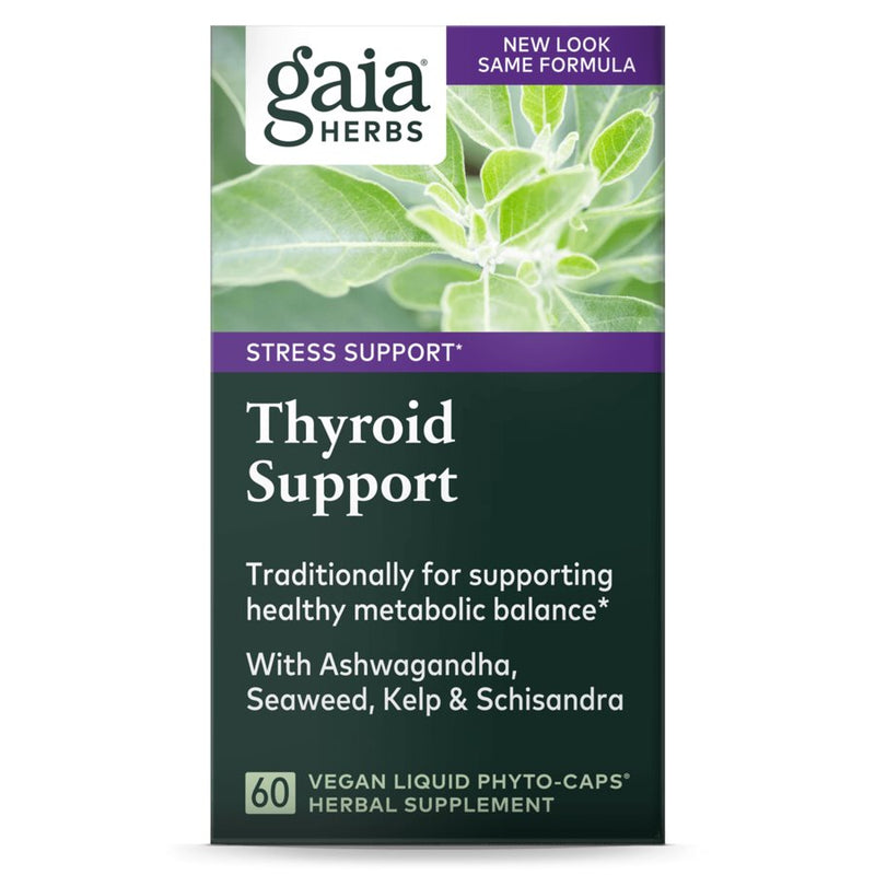 GAIA Herbs Thyroid Support (60 caps) - Organics.ph