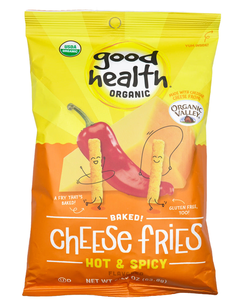 Good Health Organic Baked Cheese Fries - Hot & Spicy (64g) - Organics.ph