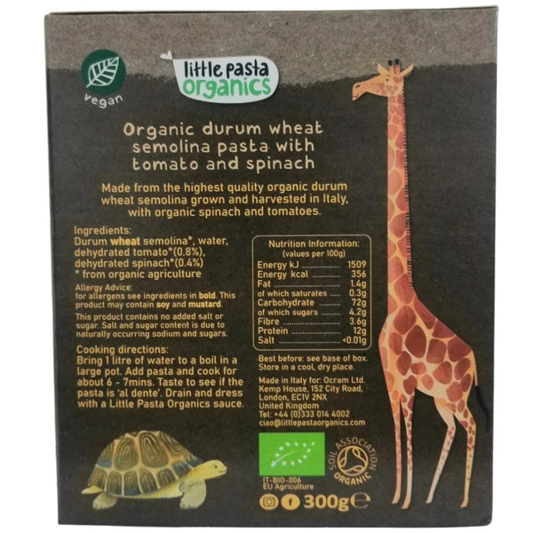 Little Pasta Organics - Animal Shapes (300g) - Organics.ph