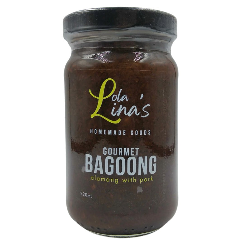 Lola Lina's Homemade Gourmet Bagoong Alamang w/ Pork (220ml) - Organics.ph